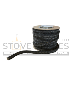 15mm x 3mm Black Self Adhesive Backed Ladder Tape - 25M Reel
