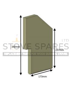 Hunter Hawk 4 Side Fire Brick (CEVII) - HCR06095