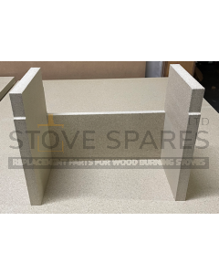 Stovax Brunel 2CB Vermiculite Fire Brick Set - LBR3/LBR2/LBR1