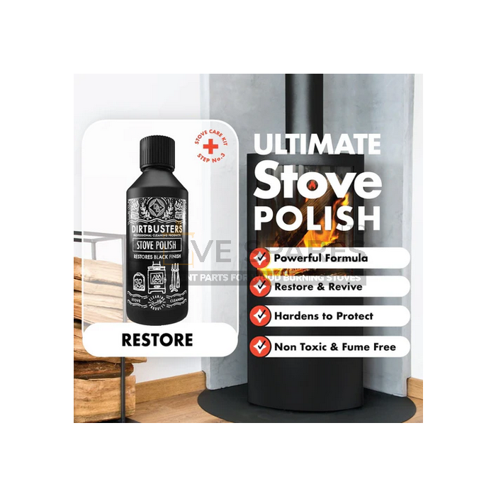 Dirtbusters Black Stove And Grate Polish For Wood & Log Burners Restorer (250ml) | Australia - View #11