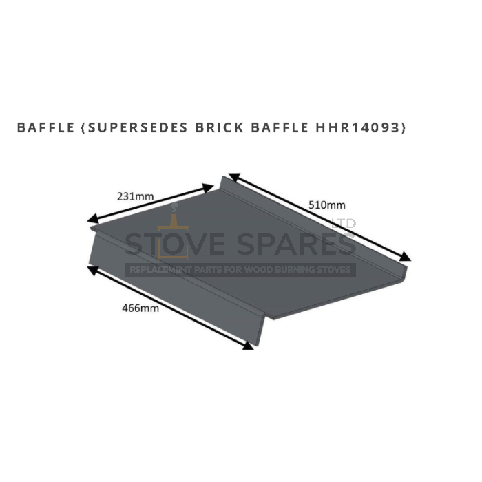 Replacement Baffle/Throat Plate For Hunter Herald 14 (CE)