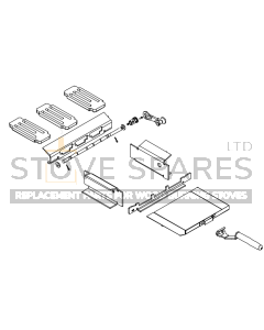 Charnwood C Six (C6) Grate Kit (inc handle) - 010/CR022