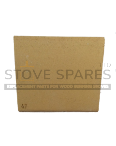 Morso O8 Rear Fire Brick (Clay) - 79004700