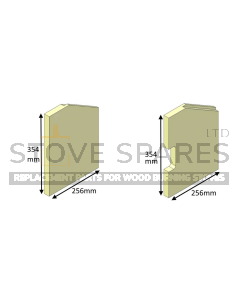 Parkray Aspect 4 ECO (Standard) Side Bricks (Pair)