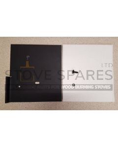 Charnwood Country 4 Left Hand side Fire Plate (Inc Gasket) - 010/EY15L