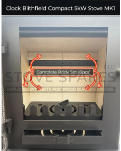 Clock Blithfield Compact 5 Vermiculite Fire Brick Set