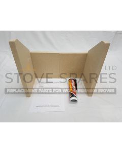 Replacement Fire Brick Set For Charnwood Country 6