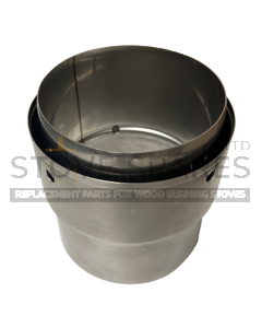 6" (150mm) FastFix Single Skin to Flex Adapter