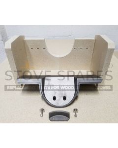 Franco Belge Monaco Fire Brick & Baffle/Throat Plate Set