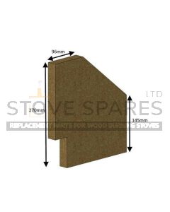 Hunter Hawk 3 Side Fire Brick (CE- Multi Fuel) - HCR03032