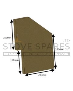 Hunter Hawk 3 Side Fire Brick (CE- Wood Only) -  HCR03035