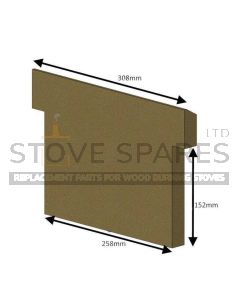 Hunter Hawk 3 Rear Fire Brick (CEVII- Wood Only) -  HCR03050