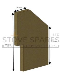 Hunter Hawk 4 Side Fire Brick (MK2- Wood Only) - HCR06036