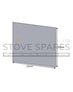 Hunter Hawk 3 (Traditional) Stove Glass - HCR06039