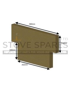 Hunter Hawk 4 Rear Fire Brick (CE- Wood Only) - HCR06091