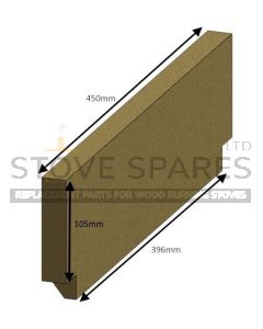 Hunter Herald 6 Rear Fire Brick MK2 (Multi Fuel) - HH06056