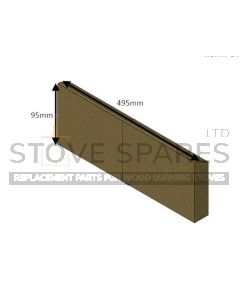 Hunter Herald 6 Rear Fire Brick (CE Multi Fuel) - HH06110