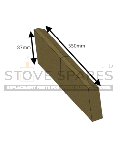 Hunter Herald 8 Rear Fire Brick (Multi Fuel - CE/CEVII) -HHR08137
