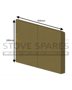 Hunter Herald 8 Rear Fire Brick CE/CEVII (Wood Only) - HHR08138