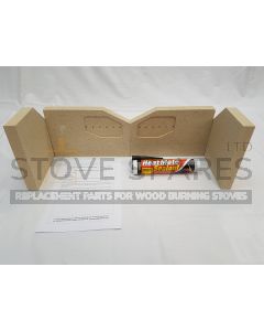 Replacement Fire Brick Set For Charnwood Island 2 (MK2)
