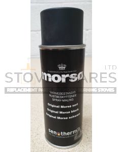 Morso Senotherm Matt Black Stove Paint - 400ml