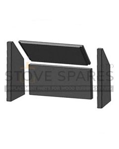 Fire Brick set for the Morso S81 Stove