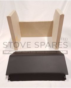 Baffle/Throat Plate & Fire Brick Set For The Morso Squirrel (1410/1430/1440)