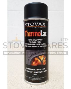Stovax Thermolac Matt Black Stove Paint - 400ml - 2019