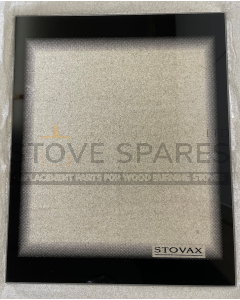 Stovax Riva 40 Replacement Screen Printed Door Glass