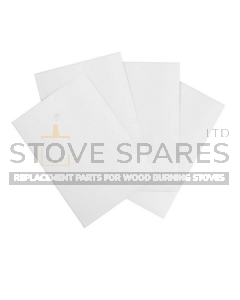 White Ceramic High Temperature Paper Gasket - 305mm x 305mm