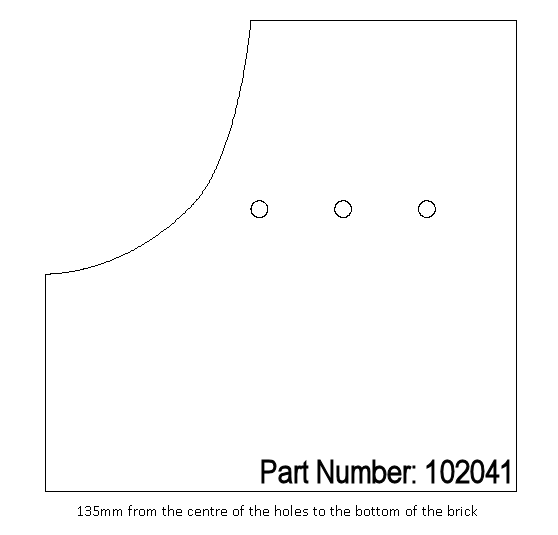 Franco Belge Monaco Rear Bricks - 102041 Franco Belge Monaco Rear Bricks - 102041